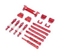 Fenteer Supports d'amortisseurs pour voiture télécommandée, pièce de rechange à l'échelle 1:12, Rouge