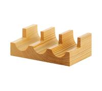 Fenteer Sushi Taco Holder Rack à Sushis En Bois de Pin Porte-tacos Plateau pour Sashimi Support à Rouleaux Multifonction Adapté pour Les Repas Festifs Usage P, 14.8 Cm X 8.9 Cm X