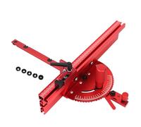 Fenteer Système de Jauge à Onglet pour Scie Circulaire à Table, Règle d'angle Robuste et Précise de Qualité Supérieure