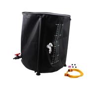 Fenteer Système de Récupération d'eau de Pluie Pliable Tonneau de Pluie Pliable de 200 litres