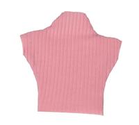 Fenteer T-Shirt à Manches Courtes et col roulé pour poupée articulée féminine de 15 cm (échelle 1/12), Rose
