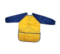 Fenteer Tablier D'art pour Enfants avec Protection et Espace de Rangement pour Activités Créatives, Jaune