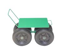 Fenteer Tabouret de Jardin Roulant 4 Roues Brouette Multifonctionnelle pour