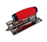 Fenteer Taloche Plâtrage Taloche Acier Inoxydable Outil Maçonnerie Outil Béton Poignée Ergonomique Utilisation pour Maçonnerie Plâtrerie Travaux Ciment Bricol, Rainureuse à Béton