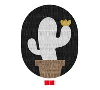 Fenteer Tapis à Gratter pour Chat, Protection de Canapé, Jouet Ondulé pour Intérieur, Cactus Blanc