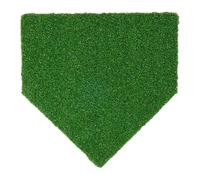 Fenteer Tapis de frappe pour baseball et softball, équipement d'entraînement au lancer, Vert