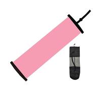 Fenteer Tapis de Glisse Skating avec Planche D'Entraînement Équilibre Matériel PP PVC Portable et Plateau Booties Exercice Fitness Adapté, Rose