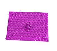 Fenteer Tapis de massage des pieds par acupression, tapis sensoriel, coussin de sol, repose-orteils pour une utilisation prolongée en position assise, Violet