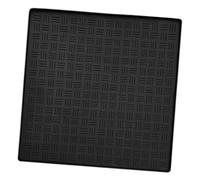 Fenteer Tapis de Protection pour Dessus linge et Sécheuse Résistant à L'Eau Antidérapant et Réutilisable Adapté Aux Machines à Laver Modernes, Noir, 60cmx60cm