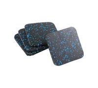 Fenteer Tapis de Protection pour Tapis de Course, Tapis de Sol, Protection pour Tapis, Tapis d'exercice, Coussin Anti-Vibrations pour Appareils Elliptique, 4 Pièces