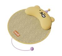 Fenteer Tapis de Refroidissement pour Chien avec Coussin Détachable et Design Respirant, Jaune