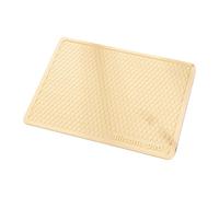 Fenteer Tapis de Séchage pour Vaisselle Égouttoir D'Évier Tapis D'Égouttage et sous-main de Comptoir En Silicone Absorbant et Résistant à La Chaleur Adapté Po, Jaune