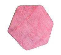 Fenteer Tapis Hexagonal Rose pour Tente de Princesse, Tapis de Jeu pour Enfants, Tapis de Jeu pour Chambre de bébé, château de Jeu