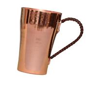 Fenteer Tasse à café en cuivre Tasse en cuivre pur 400 ml Verres faits à la main Tasse en cuivre Tasse Moscow Mules pour thé, avec POIGNÉE