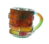 Fenteer Tasse à café Peinte avec Motif de Livre, Tasse à café légère et Amusante, décoration d'intérieur, à thé Fantaisie pour lectrices et écrivaines