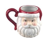 Fenteer Tasse de Café Céramique Tasse à Thé Tasse à Eau Tasse à Jus avec Poignée Créative Santa en Matériau Céramique Adaptée à La Maison Bureau Collection Ca, Style B