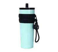 Fenteer Tasse Isotherme Réutilisable 710ml Anti-fuites Facile à Nettoyer pour Café Thé Boissons Chaudes et Froides Idéale pour Camping Pique-nique, Vert