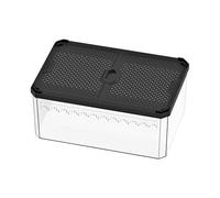 Fenteer Terrarium Reptile Boîte D'Élevage Cage Aquarium PC Transparent Portes Coulissantes Ventilation Adapté Aux Serpents Tortues Animaux Domestiques, L