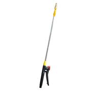 Fenteer Tige de Pulvérisation Perche D'Arrosage Lance de Jardinage Buse Réglable en Acier Inoxydable Télescopique Adaptée Au Nettoyage de Voiture et à L'Entr, A