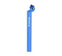 Fenteer Tige de Selle de Vélo Tube de Selle Poteau de Bicyclette Pièce de Rechange en Alliage D'Aluminium Léger avec Angle Réglable Adaptée pour Les Vélos de, Bleu 3.16x30cm