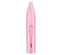 Fenteer Tondeuse pour Animaux Trimmer Rasoir pour Poils de Chat Coupe-Pattes Petite Tête Outil de Toilettage Électrique Lumière Adapté Au Soin des Animaux de, Rose