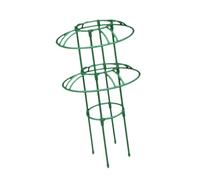 Fenteer Tuteur de Jardin Obélisque Parapluie Cadre d'escalade Cage à Fleurs Support Vertical en Fer Robuste pour La Croissance des Végétaux Approprié pour Le, Parapluie Multi-usages 70 Cm