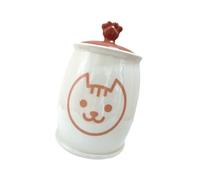 Fenteer Urne pour Animaux de Compagnie Souvenir en céramique Souvenir Coffret Souvenir Mémoire réconfortante Lieu de Repos Enterrement Animaux de Compagnie, Chat