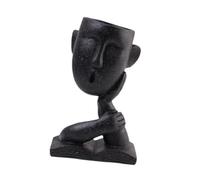 Fenteer Vase en Résine pour Plantes D'intérieur et D'extérieur, Décoration de Jardin, Accessoires pour Bureau, Style C