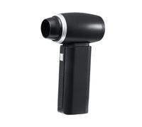 Fenteer Ventilateur Portable Sèche-Cheveux de Souffleur d'air Dépoussiéreur Électrique avec Moteur sans Balais Puissant Adapté pour Le Camping en Plein, Noir