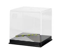 Fenteer Vitrine D'Exposition Boîte de Collection Cabinet pour Modèles Réduits et Cube de Présentation En Acrylique Empilable Adapté pour L'Affichage sur Compt, Voie Unique