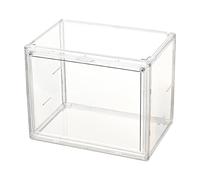 Fenteer Vitrine transparente empilable pour figurines, boîte de rangement pour objets de collection, pour bureau, salon, salle de jeux, crèche, Sans étagère