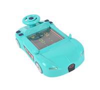 Fenteer Volant Jouet Enfant Simulé Musical Voiture Aventure Portable avec Effets Sonores et Lumières en PP pour Apprentissage Conduite Adapté Aux Enfants Anni, Vert