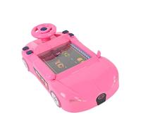 Fenteer Volant Jouet Enfant Simulé Musical Voiture Aventure Portable avec Effets Sonores et Lumières en PP pour Apprentissage Conduite Adapté Aux Enfants Anni, Rose