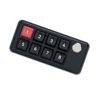Fentency 8 macros mécaniques clavier avec rétro-éclairage couleur remplaçable à chaud et personnalisable pour jeux et bureaux