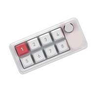 Fentency 8 macros mécaniques clavier avec rétro-éclairage couleur remplaçable à chaud et personnalisable pour jeux et bureaux