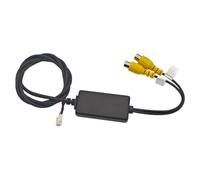 Fentency Adaptateur de sortie vidéo USB vers câble CVBS | Deux connecteurs vidéo femelles jaunes, prise multi-broches opposée, disposition de connexion pour vérification de