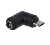 Fentency Adaptateur femelle 5,5 x 2,1 mm vers type C mâle pour tablette/type C mâle à 90 degrés