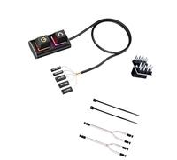 Fentency Bouton d'alimentation rétroéclairé de couleur avec cordon d'extension de 2 m et jeu de touches mécaniques pour améliorer l'accessibilité