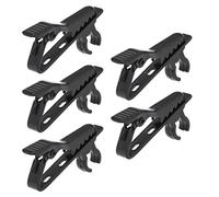 Fentency Lot de 3/10 pinces à cravate en métal pour microphone | Clips métalliques pour micro cravate à revers - Accessoires de micro, studio photo, voix