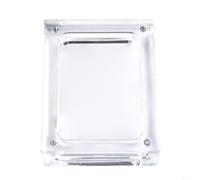 Fentes organisées - 10 x 8 cm - En plastique robuste - Présentoir à bijoux en acrylique pour colliers, boucles d'oreilles, bagues - Rangement transparent pour pierres précieuses avec étui (8,5 x 6,5