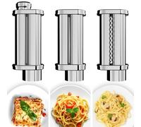 Fentic Lot de rouleaux à pâte Coupe-spaghetti et Coupe-fettuccine - Machine à pâtes électrique Convient pour Fentic SM-1504P et SM-1504BM