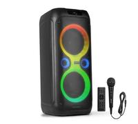 Fenton Core160 Enceinte Bluetooth Lumineuse - 240 Watts, Batterie Longue Autonomie 12H, Facile à Transporter