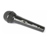 Fenton DM100 Microphone Dynamique - Microphone Filaire, Noir, Cordon de 3 Mètres, Jack 6,35mm Male, Interrupteur Marche/Arrêt, Impédance 600 Ohms