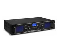 Fenton FPL1500 - Amplificateur Digital - Technologie sans Fil Bluetooth Intégrée, MP3, USB et SD, Entrées RCA, Prise Jack 3,5mm, LEDs Bleues en Façade, Parfait pour DJ, Particuliers et Professionnels