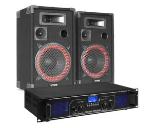 Fenton FPL500 Système Audio Bluetooth et MP3 Class-D 500W - Idéal pour Animer Vos Soirées