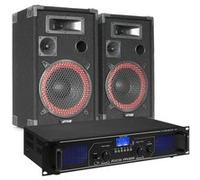 Enceinte Sono DJ Fenton FPL500 Système audio Bluetooth et mp3 class-D 500W - idéal pour animer vos soirées
