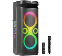 Fenton Pulse130 Enceinte de Soirée Lumineuse Bluetooth - 260 Watts, Batterie Longue Autonomie 12H, Résistance aux Éclaboussures IPX4, Idéale pour Toutes Vos Soirées en Intérieur ou Exterieur