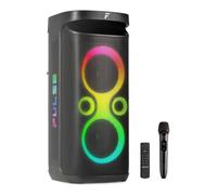 Fenton Pulse130 Enceinte de Soirée Lumineuse Bluetooth - 260 Watts, Batterie Longue Autonomie 12H, Résistance aux Éclaboussures IPX4, Idéale pour Toutes Vos Soirées en Intérieur ou Exterieur