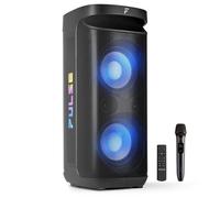 Fenton Pulse200 Enceinte de Soirée Lumineuse Bluetooth - 400 Watts, Batterie Longue Autonomie 12H, Résistance aux Éclaboussures