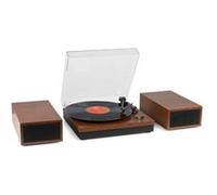 Fenton Platine vinyle RP165C – Bluetooth, 2 haut-parleurs stéréo, 33/45/78 tours – Cerises